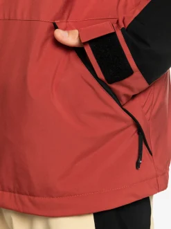 Quiksilver Radicalo Technical Snow Jacket Marsala Hot