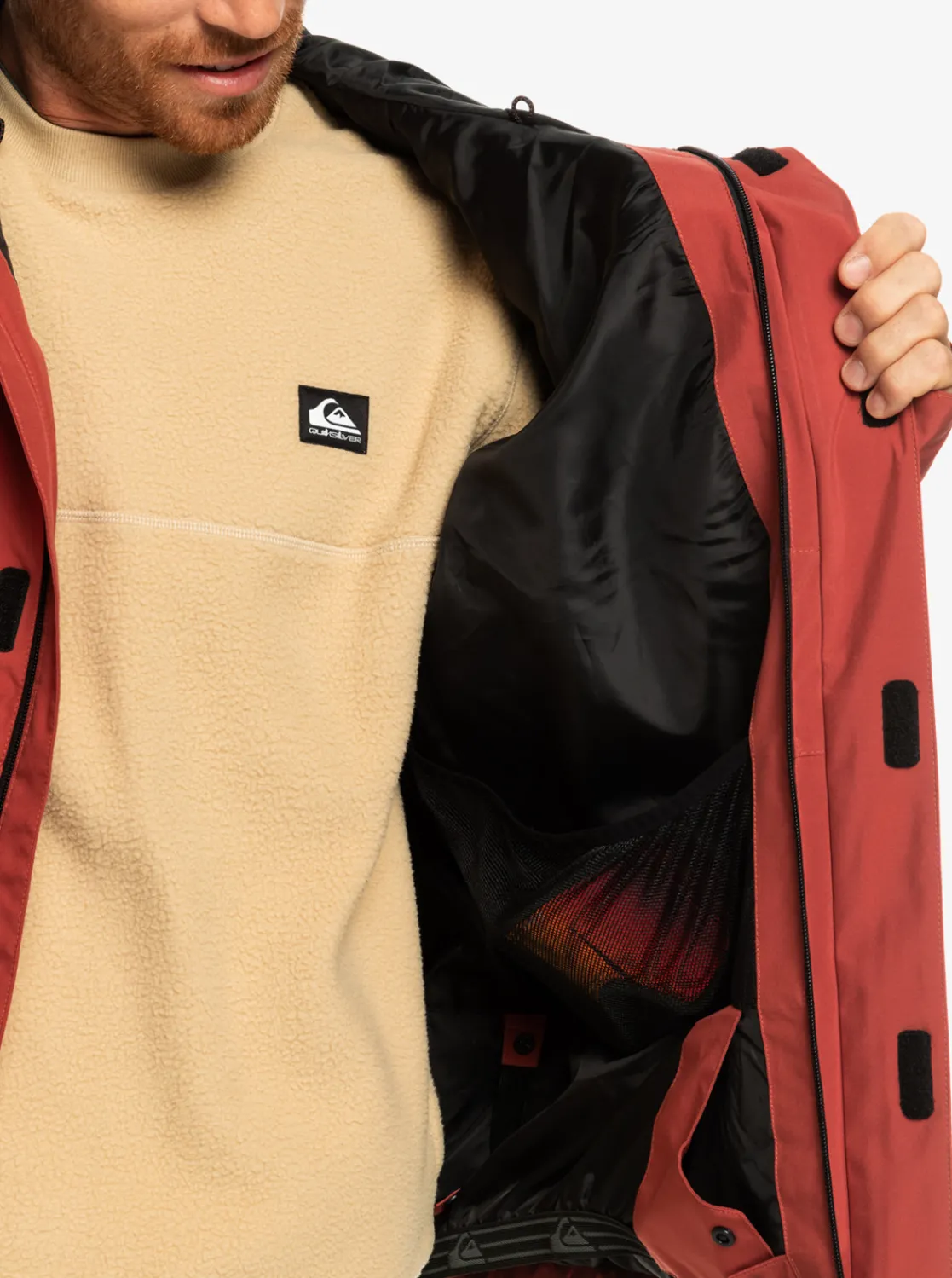 Quiksilver Radicalo Technical Snow Jacket Marsala Hot