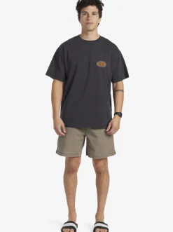 Quiksilver Real Surfin T-Shirt Black Hot