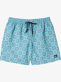Quiksilver Re-Mix 17" Volleys Pastel Turquoise Discount