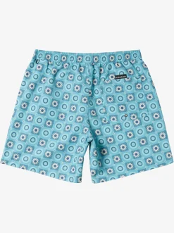 Quiksilver Re-Mix 17" Volleys Pastel Turquoise Discount