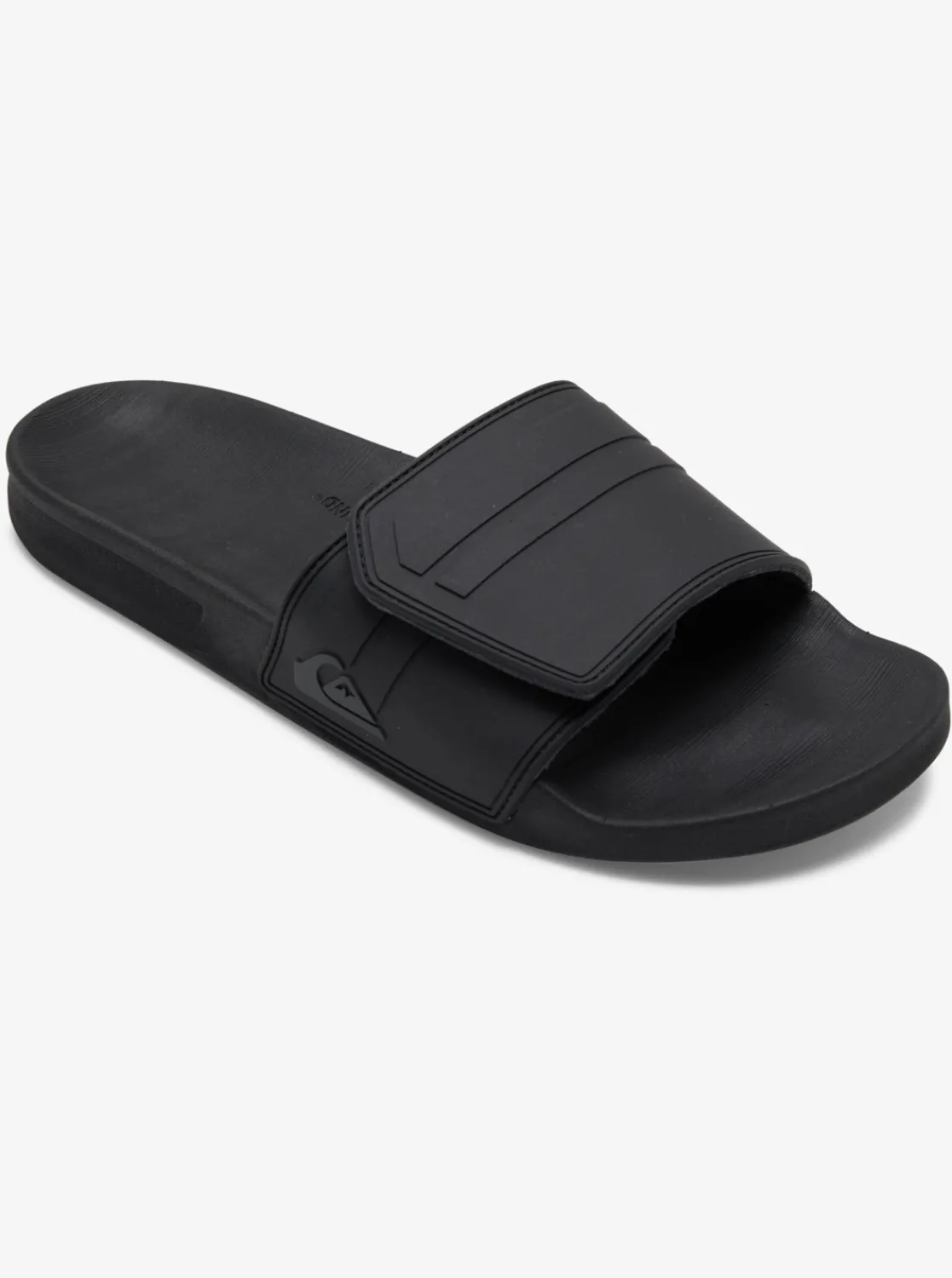 Quiksilver Rivi Adjustable Slides Black/Grey/Black Shop