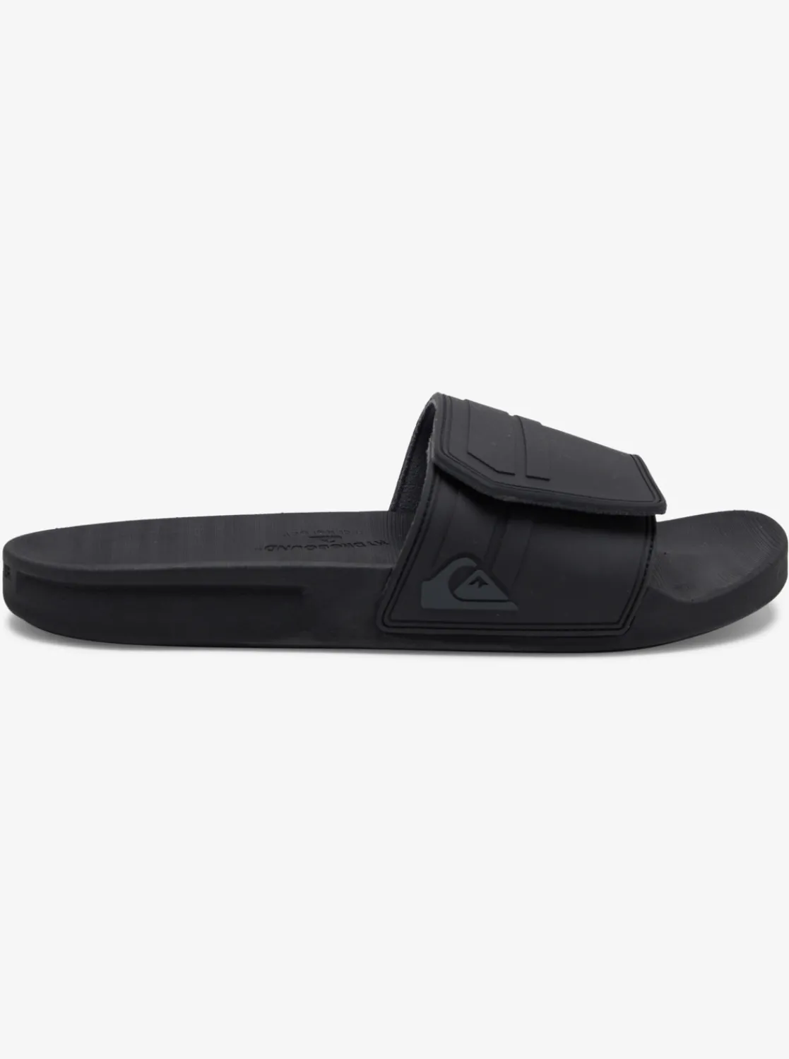 Quiksilver Rivi Adjustable Slides Black/Grey/Black Shop