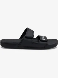 Quiksilver Rivi Double Adjust Sandals Black/Grey/Black Hot