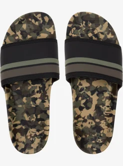 Quiksilver Rivi Slides Green 2 Cheap