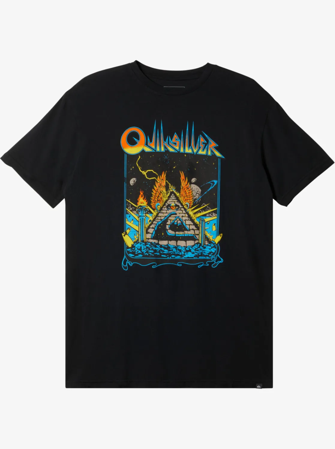 Quiksilver Rockin T-Shirt Black Flash Sale
