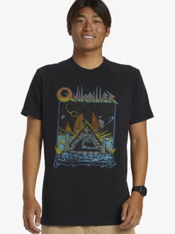 Quiksilver Rockin T-Shirt Black Flash Sale