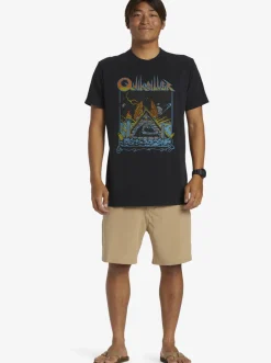 Quiksilver Rockin T-Shirt Black Flash Sale