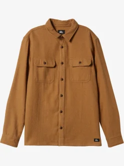 Quiksilver Salterhill Long Sleeve Shirt Bone Brown Best