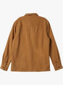 Quiksilver Salterhill Long Sleeve Shirt Bone Brown Best