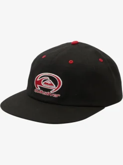 Quiksilver Saturn Crawler Snapback Hat Black Flash Sale