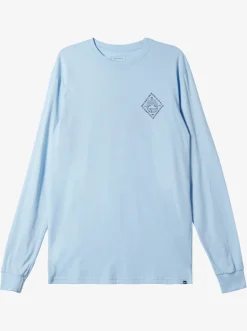 Quiksilver Scenic View Long Sleeve T-Shirt Clear Sky New