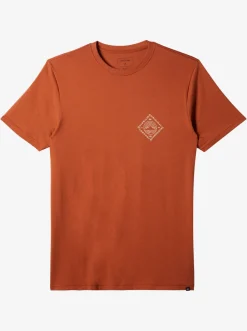 Quiksilver Scenic View T-Shirt Baked Clay Outlet