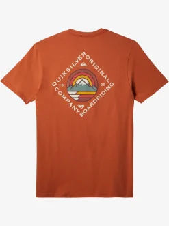 Quiksilver Scenic View T-Shirt Baked Clay Outlet