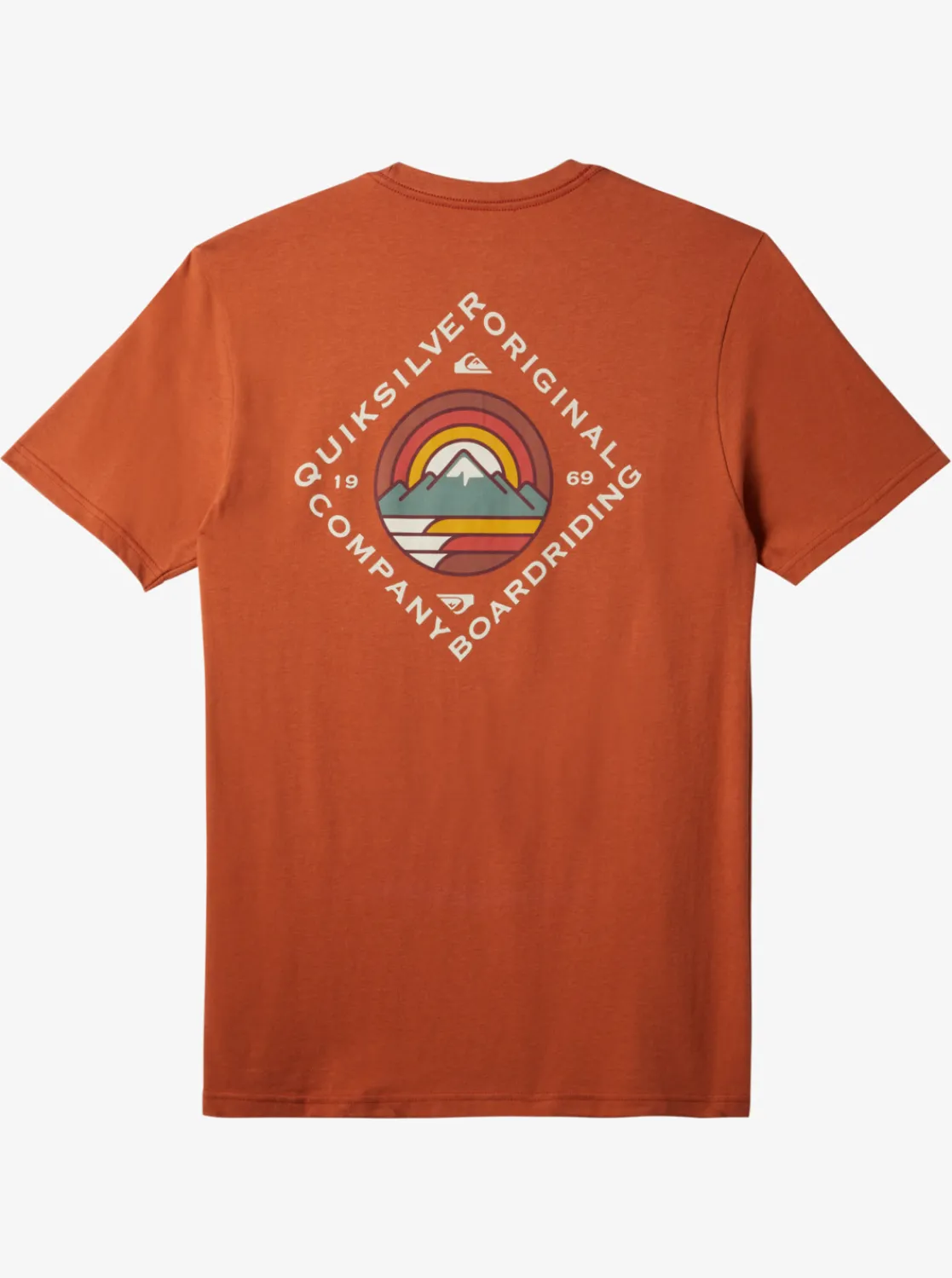 Quiksilver Scenic View T-Shirt Baked Clay Outlet