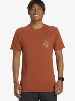 Quiksilver Scenic View T-Shirt Baked Clay Outlet