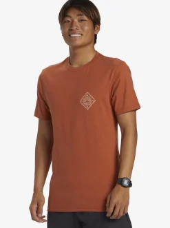 Quiksilver Scenic View T-Shirt Baked Clay Outlet
