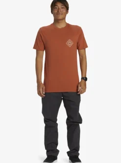 Quiksilver Scenic View T-Shirt Baked Clay Outlet