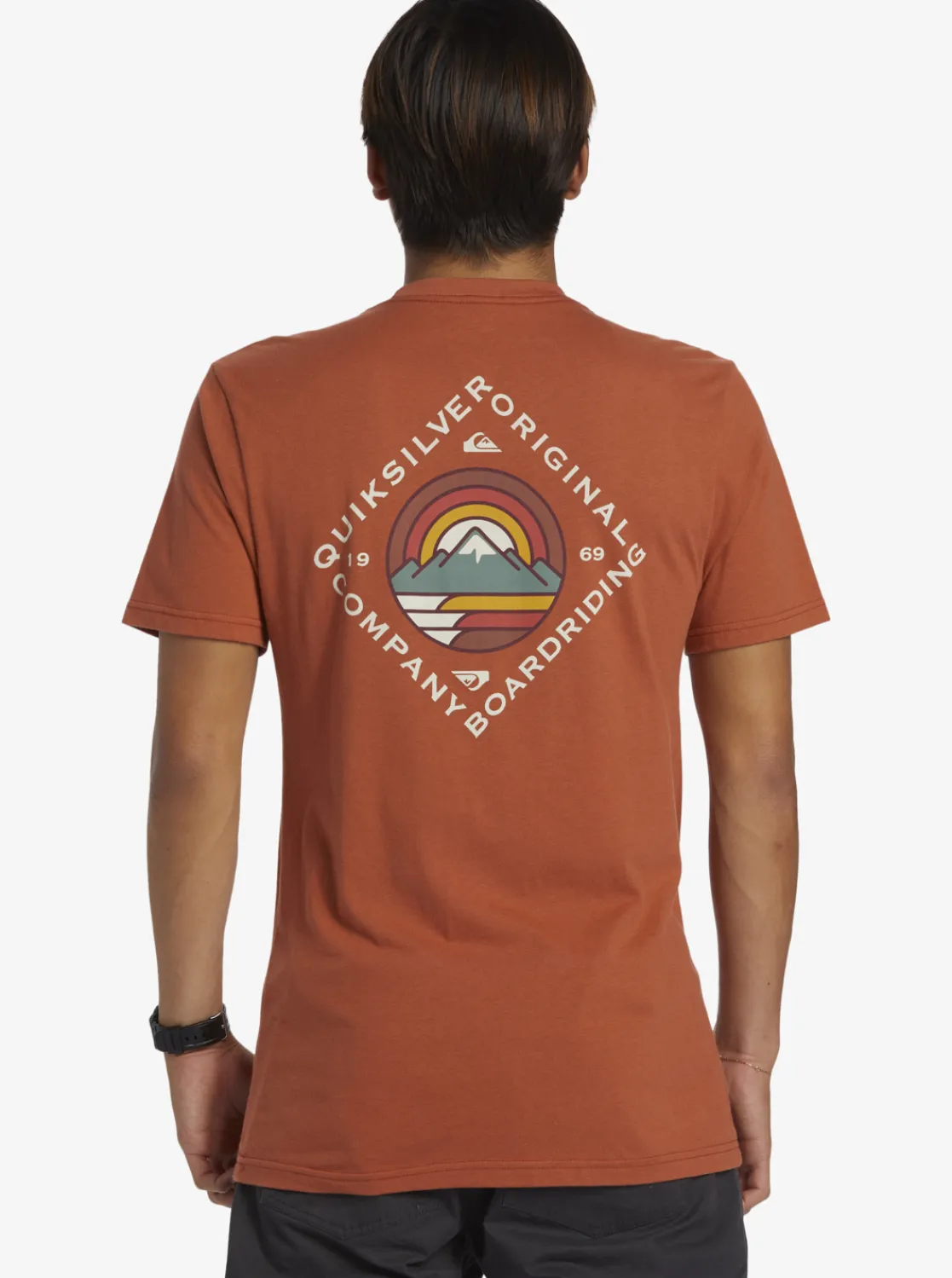 Quiksilver Scenic View T-Shirt Baked Clay Outlet