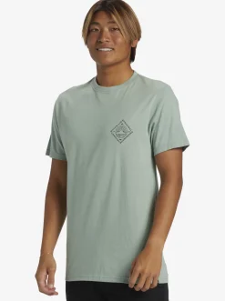 Quiksilver Scenic View T-Shirt Iceberg Green Flash Sale