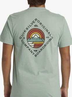 Quiksilver Scenic View T-Shirt Iceberg Green Flash Sale