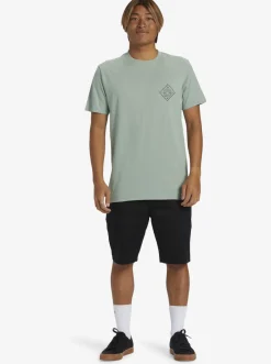 Quiksilver Scenic View T-Shirt Iceberg Green Flash Sale