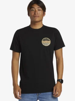 Quiksilver Sea Brigade T-Shirt Black Hot