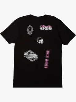 Quiksilver See Through T-Shirt Black Cheap