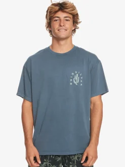 Quiksilver Silver Lining T-Shirt Dark Slate Best