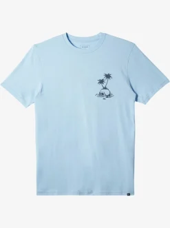 Quiksilver Skull Island T-Shirt Clear Sky Best Sale