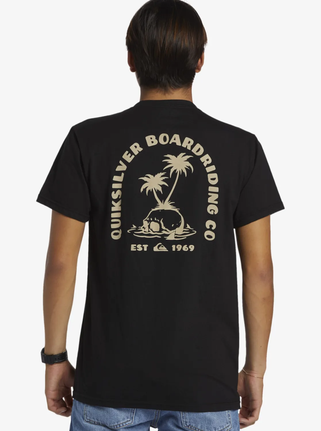Quiksilver Skull Island T-Shirt Black Sale