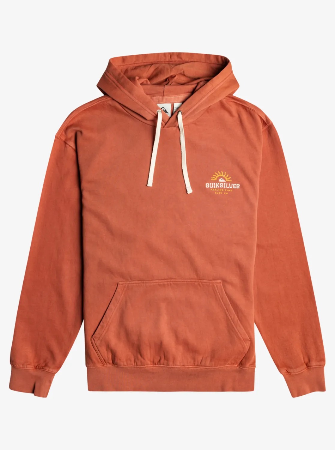 Quiksilver Slab Hoodie Baked Clay Fashion