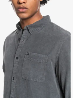 Quiksilver Smoke Trail Long Sleeve Shirt Iron Gate Cheap