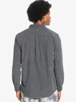 Quiksilver Smoke Trail Long Sleeve Shirt Iron Gate Cheap