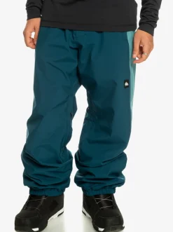 Quiksilver Snow Down Technical Snow Pants Majolica Blue Store