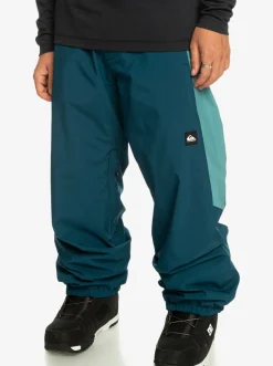 Quiksilver Snow Down Technical Snow Pants Majolica Blue Store