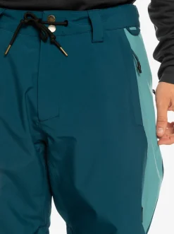 Quiksilver Snow Down Technical Snow Pants Majolica Blue Store