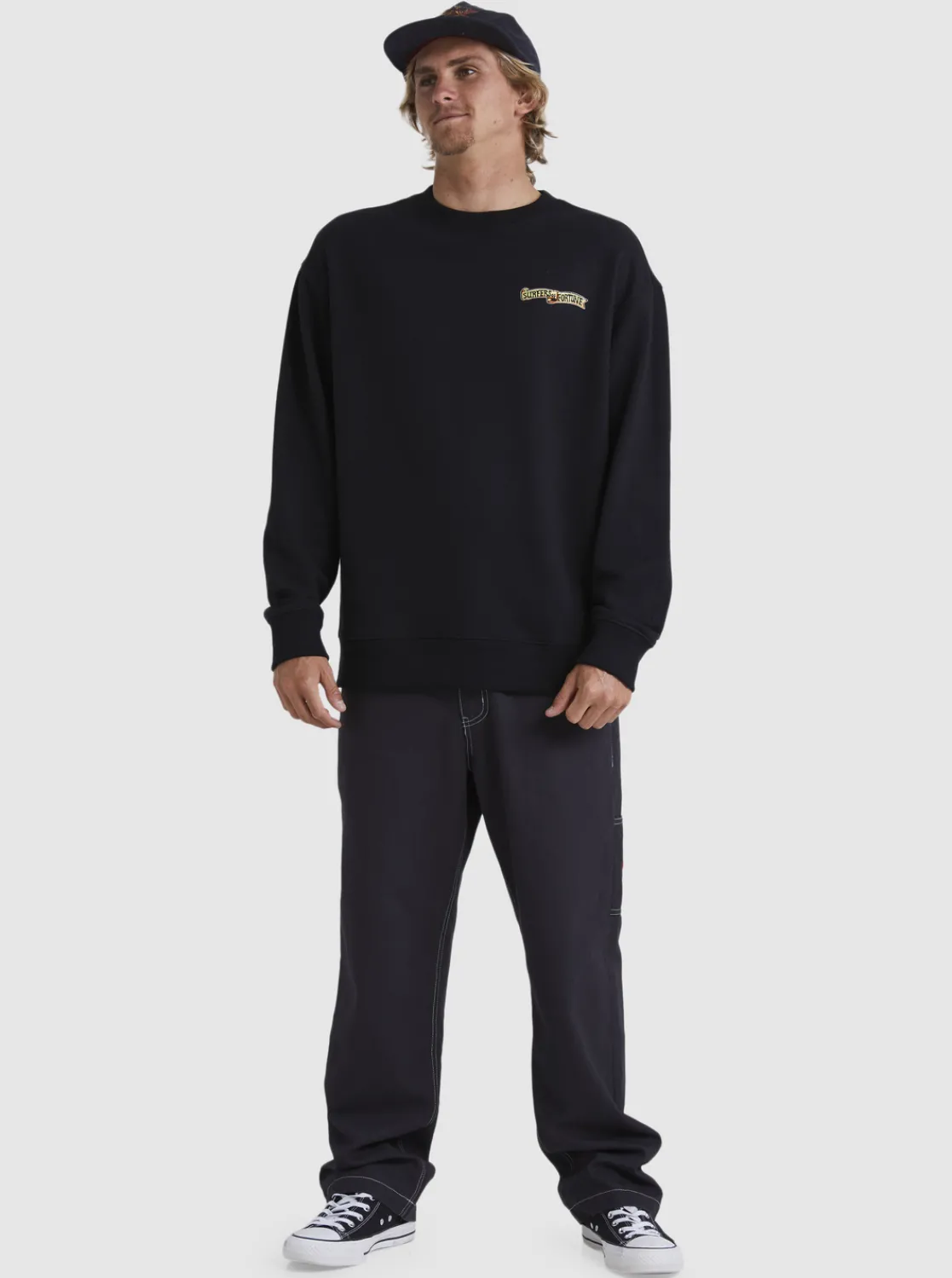 Quiksilver Sof Sweatshirt Black Hot