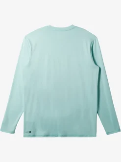 Quiksilver Solid Streak Long Sleeve Upf 50 Surf Tee Pastel Turquoise Discount