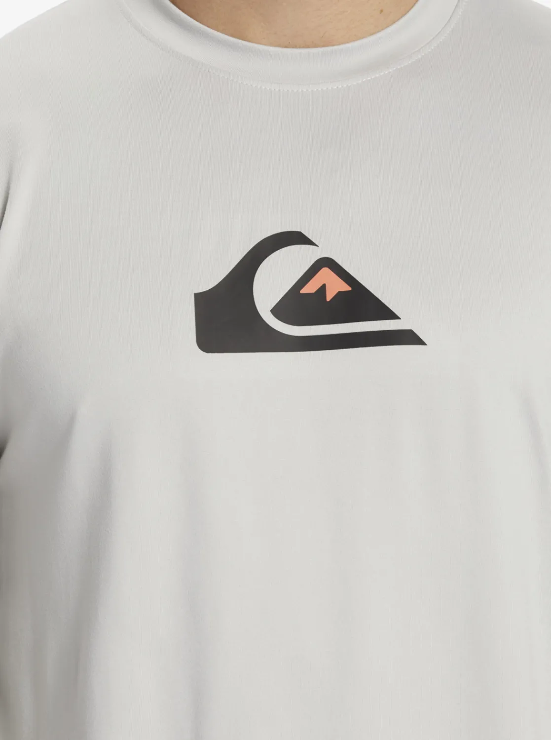 Quiksilver Solid Streak Long Sleeve Upf 50 Surf Tee Gray Violet Shop