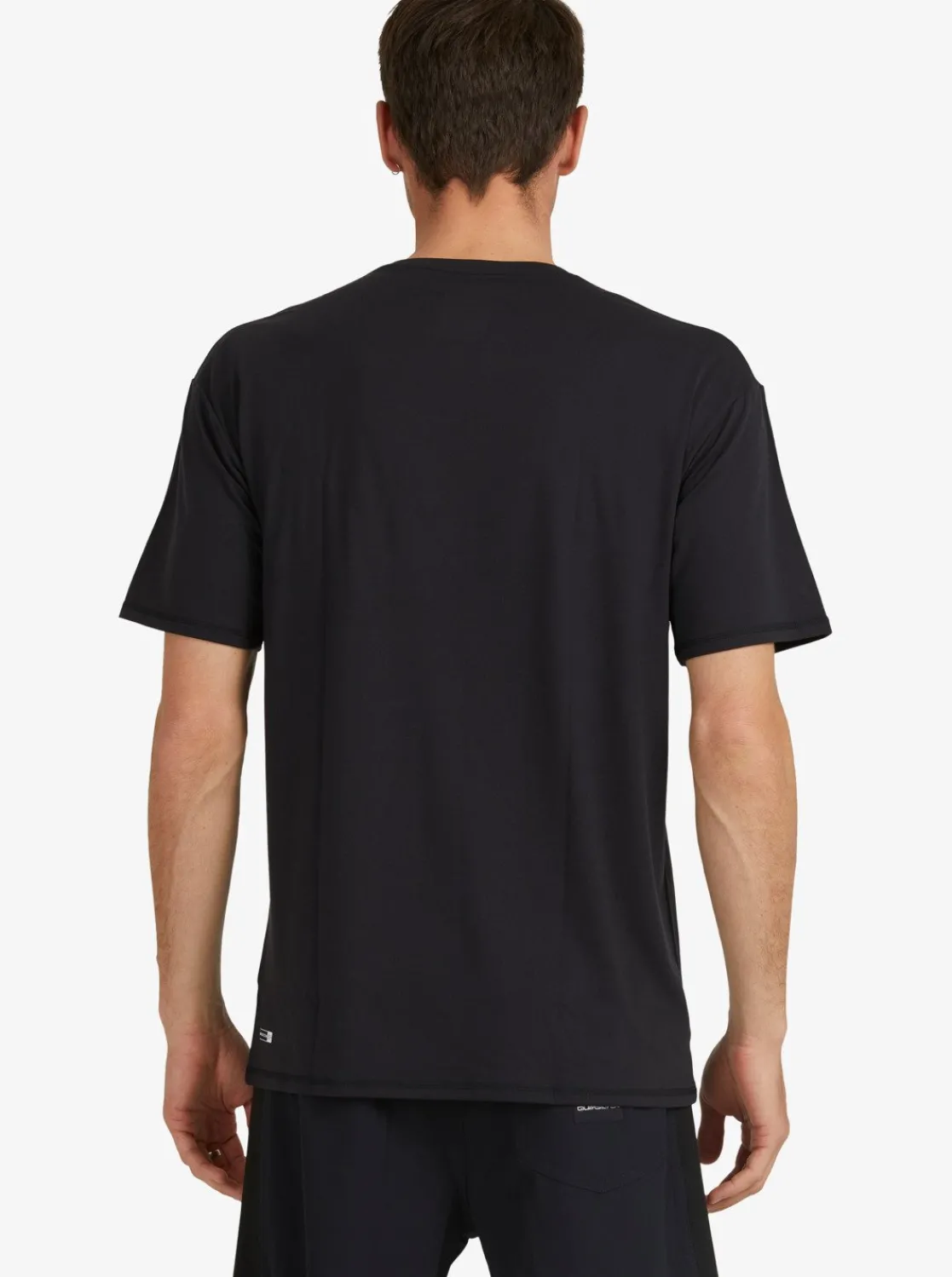 Quiksilver Solid Streak Short Sleeve Upf 50 Surf T-Shirt Black Clearance