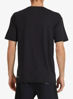 Quiksilver Solid Streak Short Sleeve Upf 50 Surf T-Shirt Black Clearance