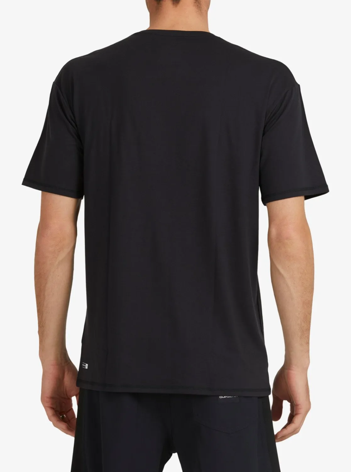 Quiksilver Solid Streak Short Sleeve Upf 50 Surf T-Shirt Black Clearance
