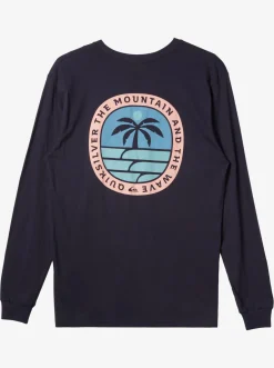Quiksilver Solo Arbol Long Sleeve T-Shirt Navy Blazer Outlet