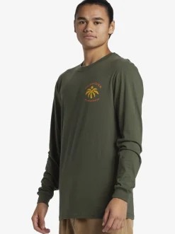Quiksilver Solo Arbol Long Sleeve T-Shirt Climbing Ivy Outlet