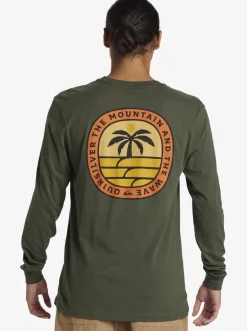 Quiksilver Solo Arbol Long Sleeve T-Shirt Climbing Ivy Outlet