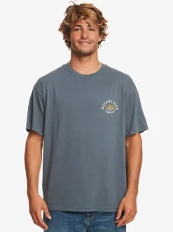 Quiksilver State Of Mind T-Shirt Dark Slate Flash Sale