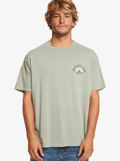 Quiksilver State Of Mind T-Shirt Iceberg Green Online