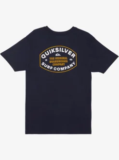 Quiksilver Stay In Bounds T-Shirt Navy Blazer Clearance