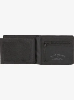 Quiksilver Stitchy Tri-Fold Wallet Black Black Discount
